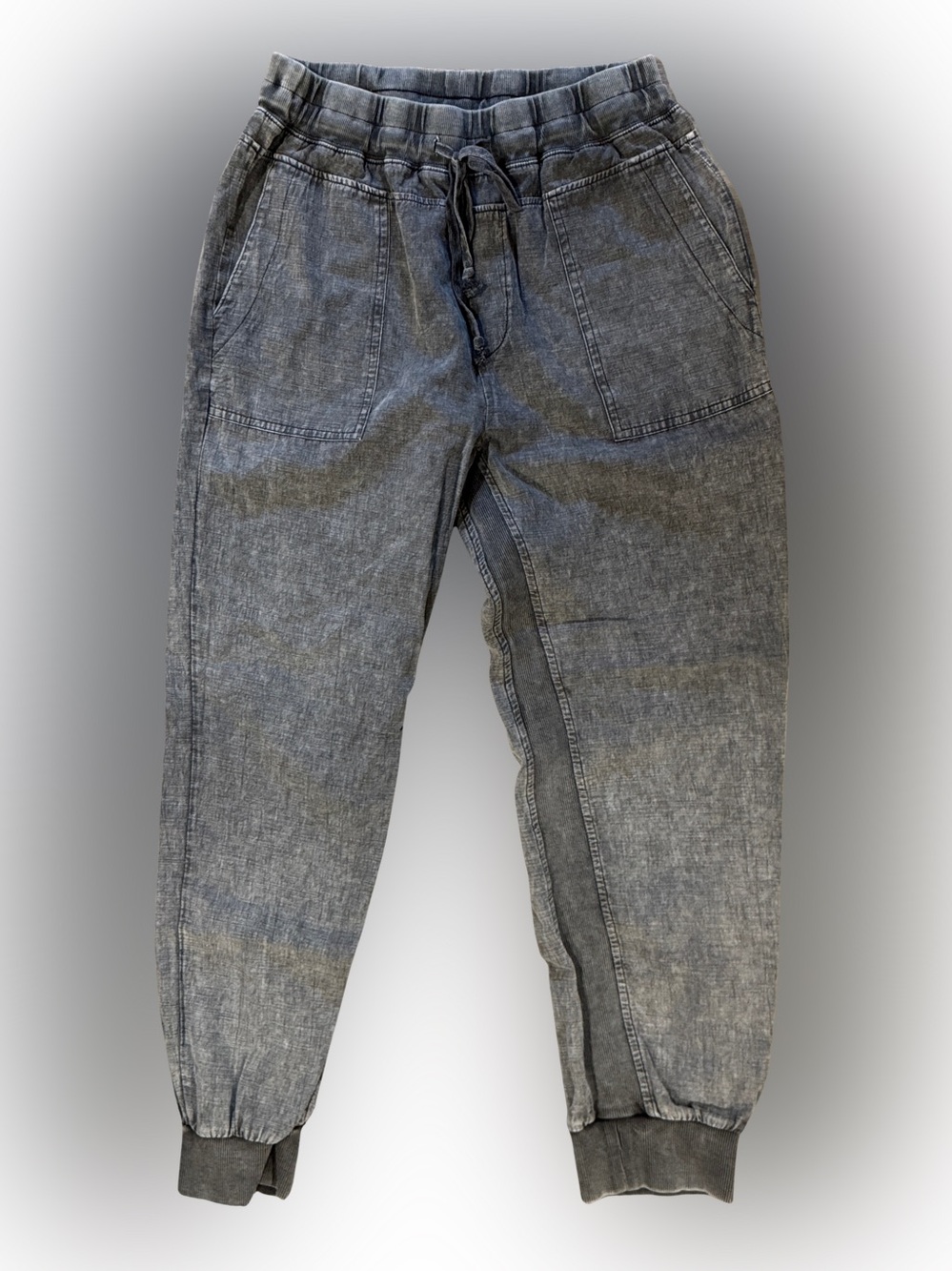 Casual Grey Drawstring Joggers for Women